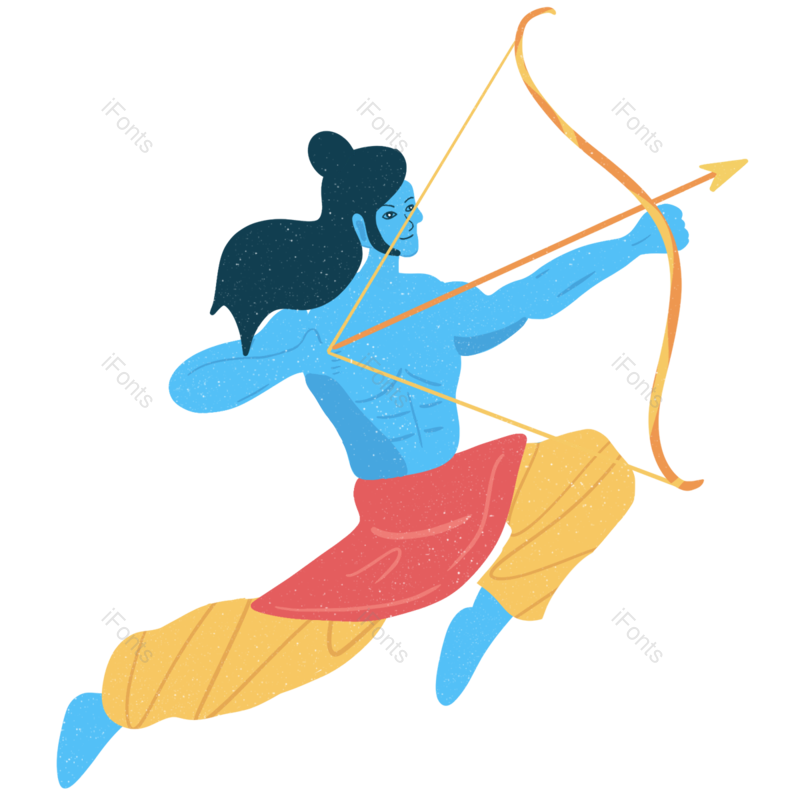 曲线图片,蓝色元素,动画片PNG,红色免抠素材